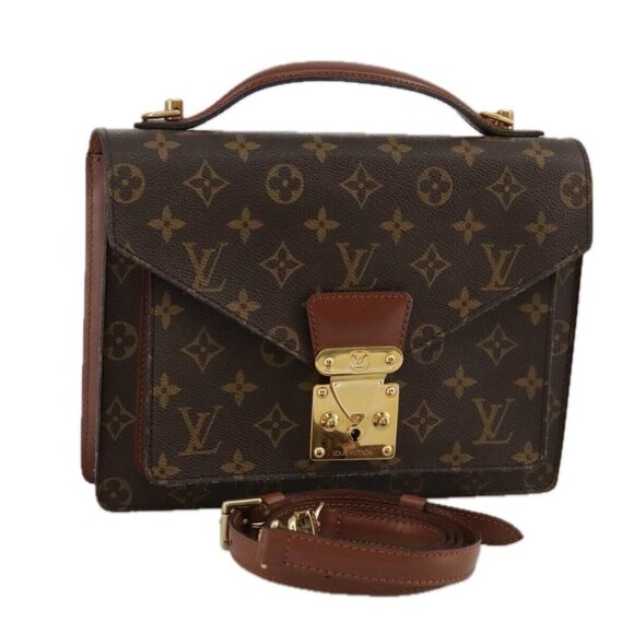 LOUIS VUITTON Monogram Monceau 26 Shoulder Bag LV Auth 103885 - Picture 1 of 3